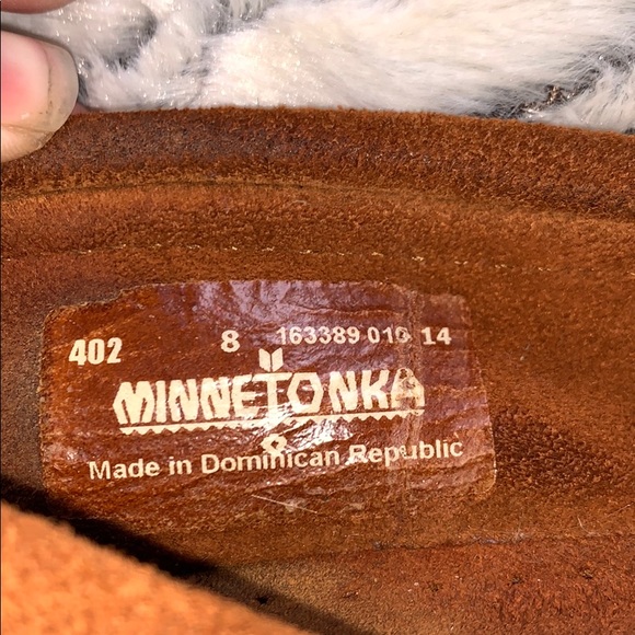 Minnetonka Suede Moccasins - Picture 3 of 4